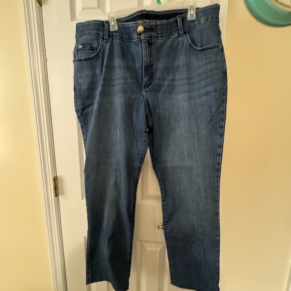 Lee Denim - Classic lee stretch Blue Straight Leg Jeans 20w